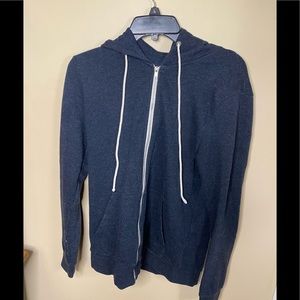 Blue zip up